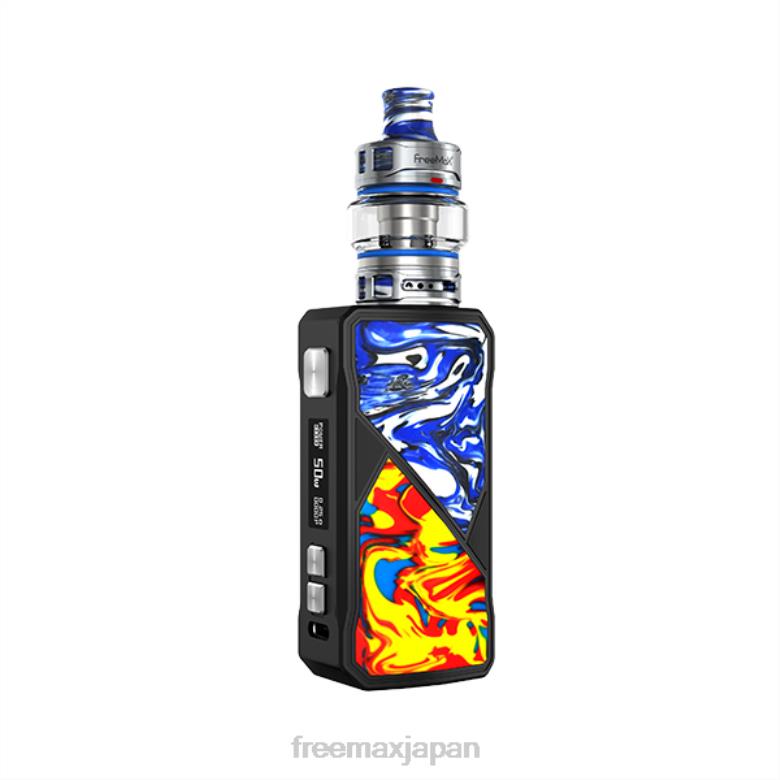 FreeMAX MAXUS 50ワットキット 黄青 - FREEMAX vape kit V628N69